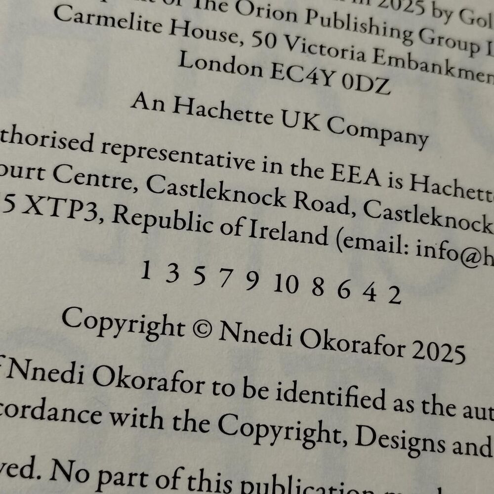 Death of the Author by Nnedi Okorafor - Picture 7 of 7